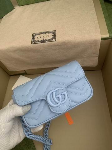 Gucci Bags 1:1 Gucci Marmont 699757 16.5x10.2x5.1cm ww4色