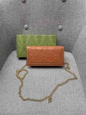 Gucci Bags 1:1 WL676155棕 19X10X4