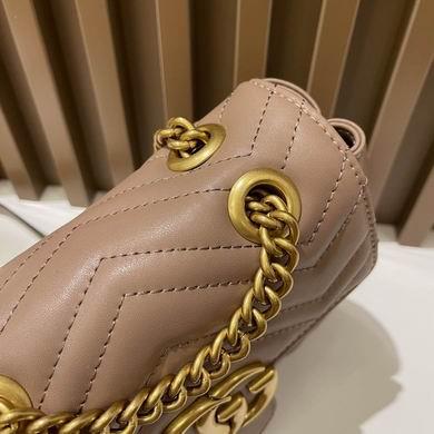 Gucci Bags 1:1 GG Marmont 739682580 18x13.5x8cm zy