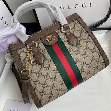 Gucci Bags 1:1 WD547551啡色 24X20X10