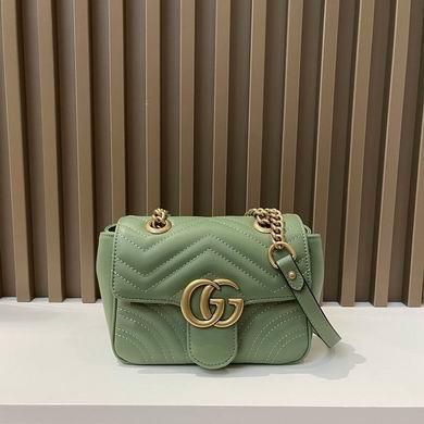 Gucci Bags 1:1 GG Marmont 739682580 18x13.5x8cm zy