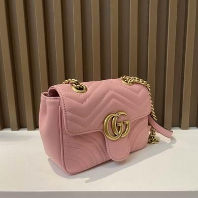 Gucci Bags 1:1 GG Marmont 739682580 18x13.5x8cm zy