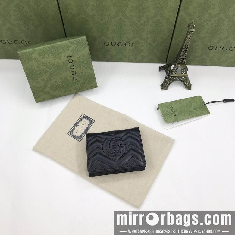 Gucci Bags 1:1 466492 11X9X3cm YG 3colour