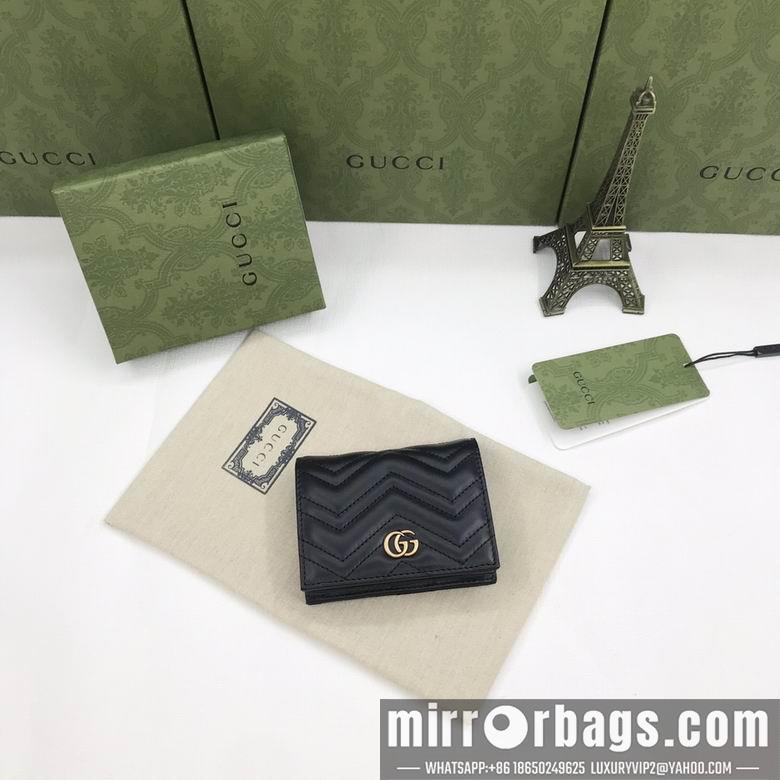 Gucci Bags 1:1 466492 11X9X3cm YG 3colour
