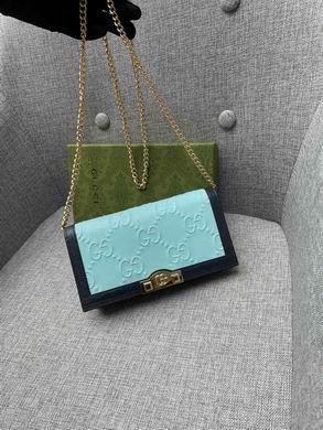 Gucci Bags 1:1 WL676155海蓝 19X10X4