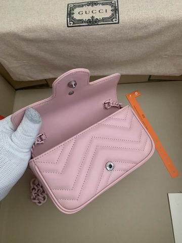 Gucci Bags 1:1 Gucci Marmont 699757 16.5x10.2x5.1cm ww4色