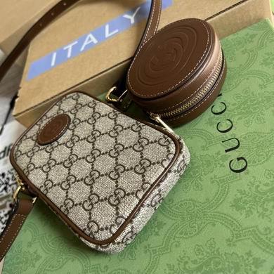 Gucci Bags 1:1 700959 10X17.5X2cm YG 2colour