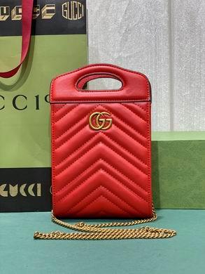 Gucci Bags 1:1 699756 14X23X4.5cm DF 4colour