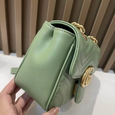 Gucci Bags 1:1 GG Marmont 739682580 18x13.5x8cm zy