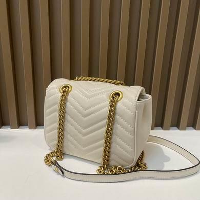 Gucci Bags 1:1 GG Marmont 739682580 18x13.5x8cm zy