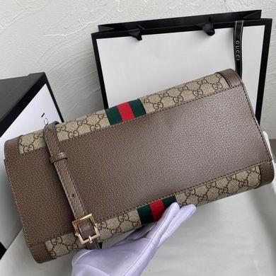 Gucci Bags 1:1 WD524537啡色 33X24.5X17.5