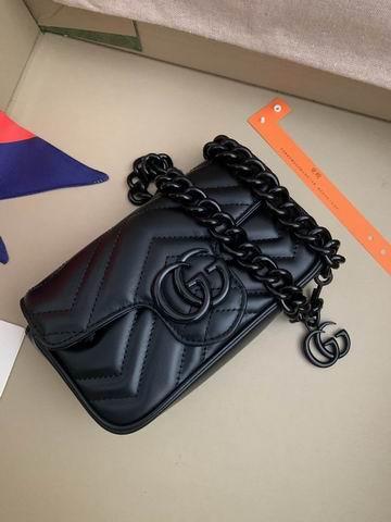 Gucci Bags 1:1 Gucci Marmont 699757 16.5x10.2x5.1cm ww4色