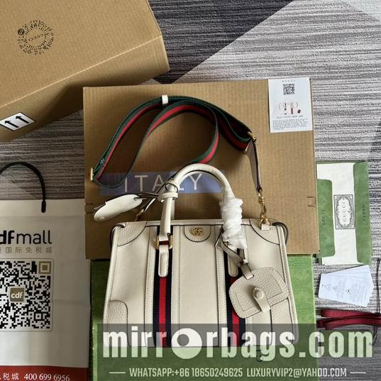 Gucci Bags 1:1 Gucci 715772白皮27x18x14cm CN