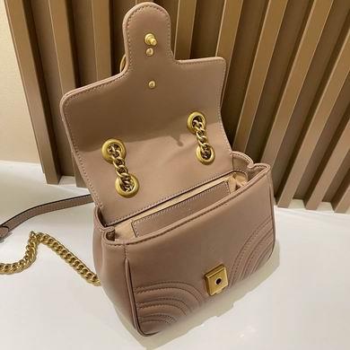 Gucci Bags 1:1 GG Marmont 739682580 18x13.5x8cm zy