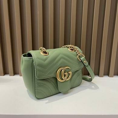 Gucci Bags 1:1 GG Marmont 739682580 18x13.5x8cm zy