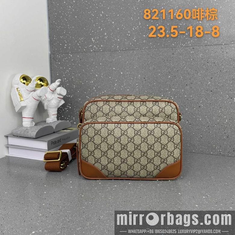 Gucci Bags 1:1 821160 23.5X18X8cm WP 2colour
