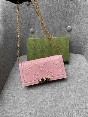 Gucci Bags 1:1 WL676155粉 19X10X4