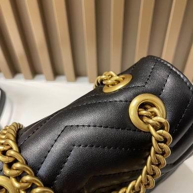 Gucci Bags 1:1 GG Marmont 739682580 18x13.5x8cm zy