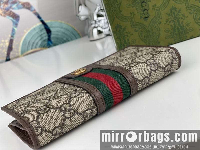 Gucci Bags 1:1 GG 672987咖色 9x17.5cm zy