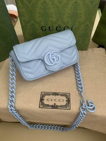 Gucci Bags 1:1 Gucci Marmont 699757 16.5x10.2x5.1cm ww4色