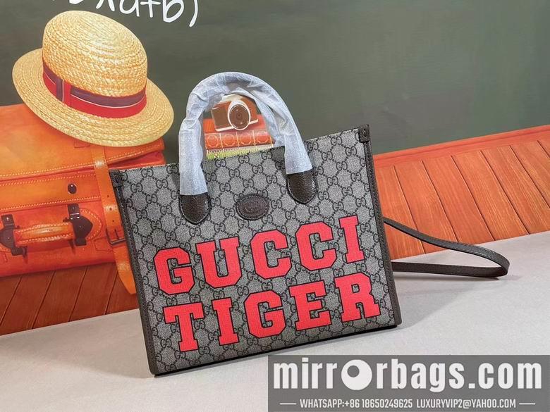 Gucci Bags 1:1 WD659983啡丝印 31X26.5X14