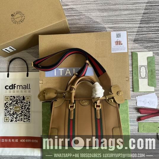 Gucci Bags 1:1 Gucci 715772棕 27x18x14cm CN