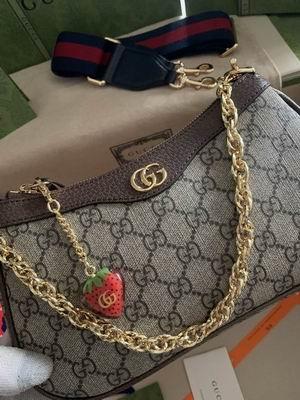 Gucci Bags 1:1 GG 735132啡色 25x15.5x6cm ww