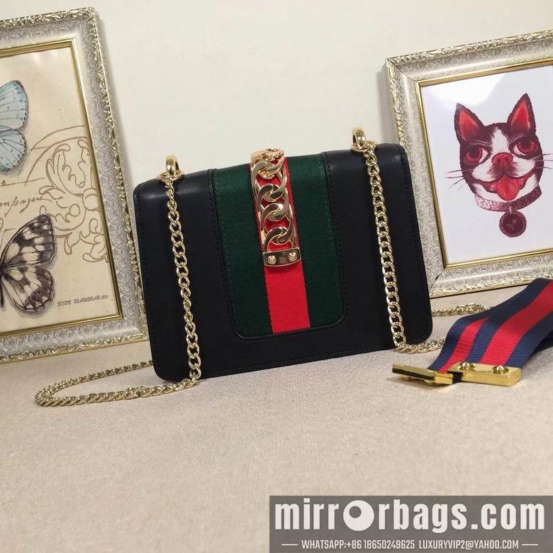 Gucci Bags 1:1 431666 18.5X15X7.5cm DF 2colour
