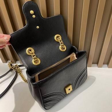 Gucci Bags 1:1 GG Marmont 739682580 18x13.5x8cm zy