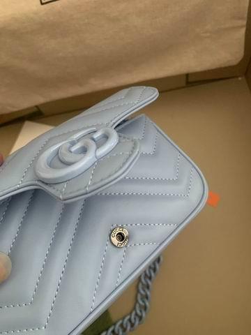 Gucci Bags 1:1 Gucci Marmont 699757 16.5x10.2x5.1cm ww4色