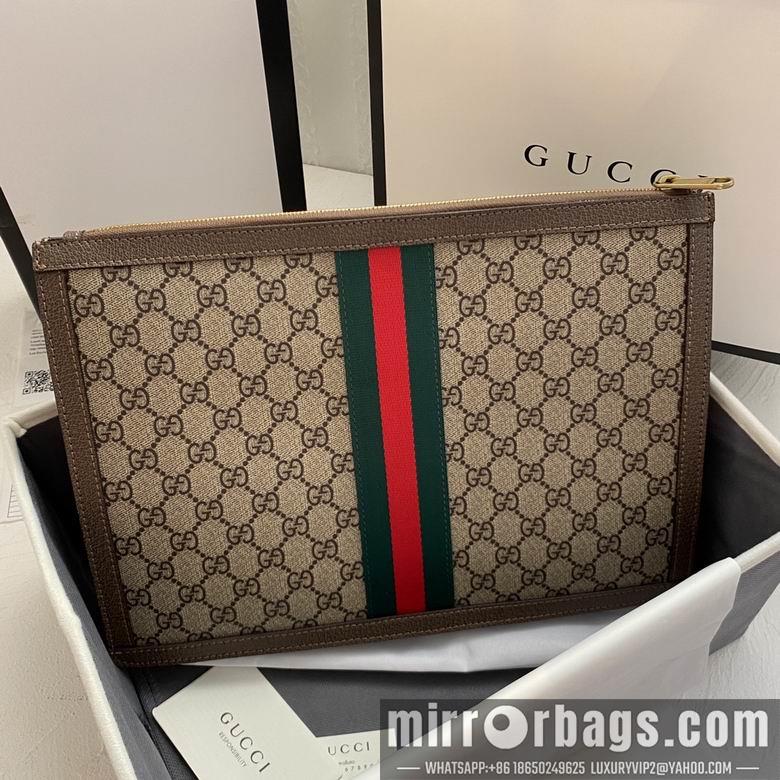 Gucci Bags 1:1 WD523359啡色 34X24X5