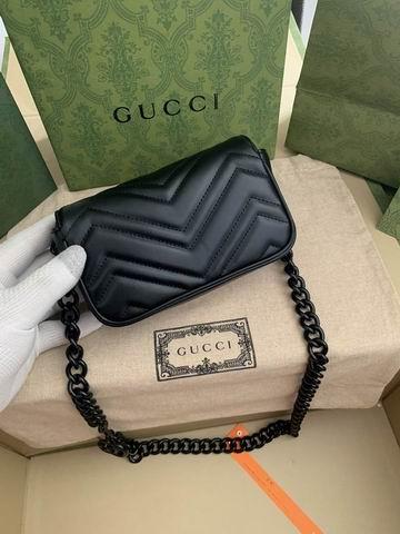 Gucci Bags 1:1 Gucci Marmont 699757 16.5x10.2x5.1cm ww4色