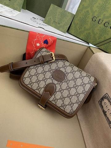 Gucci Bags 1:1 Gucci 671620杏棕 20x17x8cm ww
