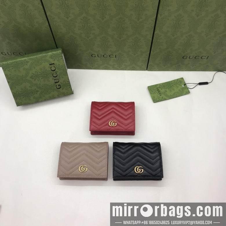 Gucci Bags 1:1 466492 11X9X3cm YG 3colour
