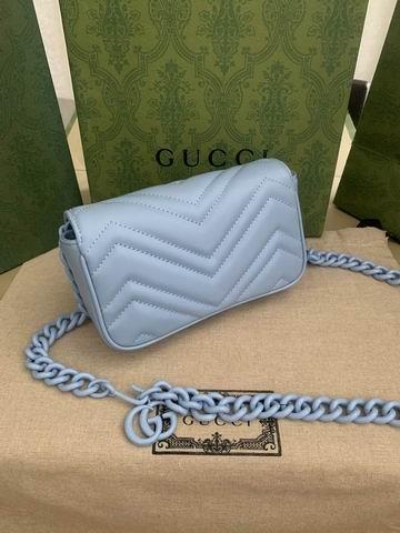 Gucci Bags 1:1 Gucci Marmont 699757 16.5x10.2x5.1cm ww4色
