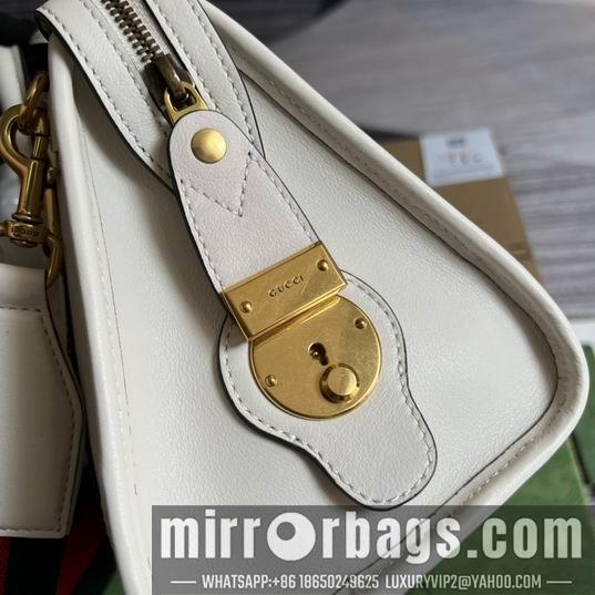 Gucci Bags 1:1 Gucci 715772白皮27x18x14cm CN