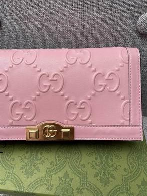 Gucci Bags 1:1 WL676155粉 19X10X4