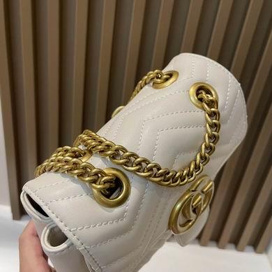Gucci Bags 1:1 GG Marmont 739682580 18x13.5x8cm zy