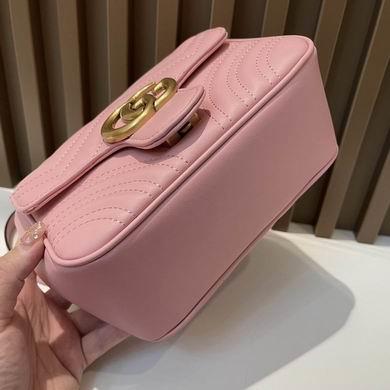 Gucci Bags 1:1 GG Marmont 739682580 18x13.5x8cm zy