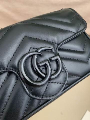 Gucci Bags 1:1 Gucci Marmont 699757 16.5x10.2x5.1cm ww4色