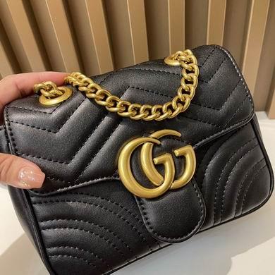 Gucci Bags 1:1 GG Marmont 739682580 18x13.5x8cm zy