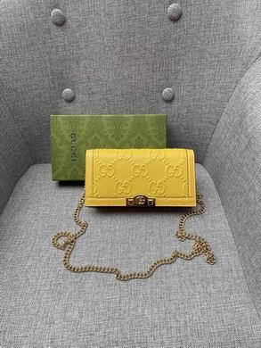 Gucci Bags 1:1 WL676155黄 19X10X4