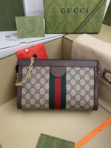 Gucci Bags 1:1 Gucci 503877啡pvc 26x17x8cm ww