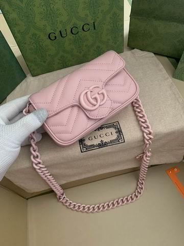 Gucci Bags 1:1 Gucci Marmont 699757 16.5x10.2x5.1cm ww4色