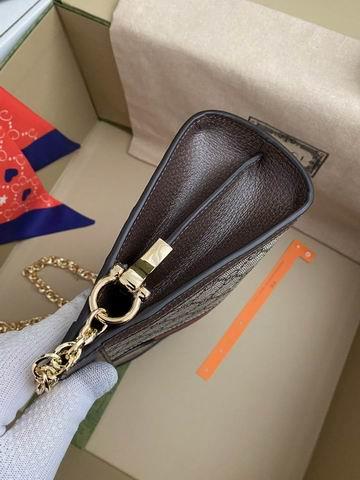 Gucci Bags 1:1 Gucci 503877啡pvc 26x17x8cm ww