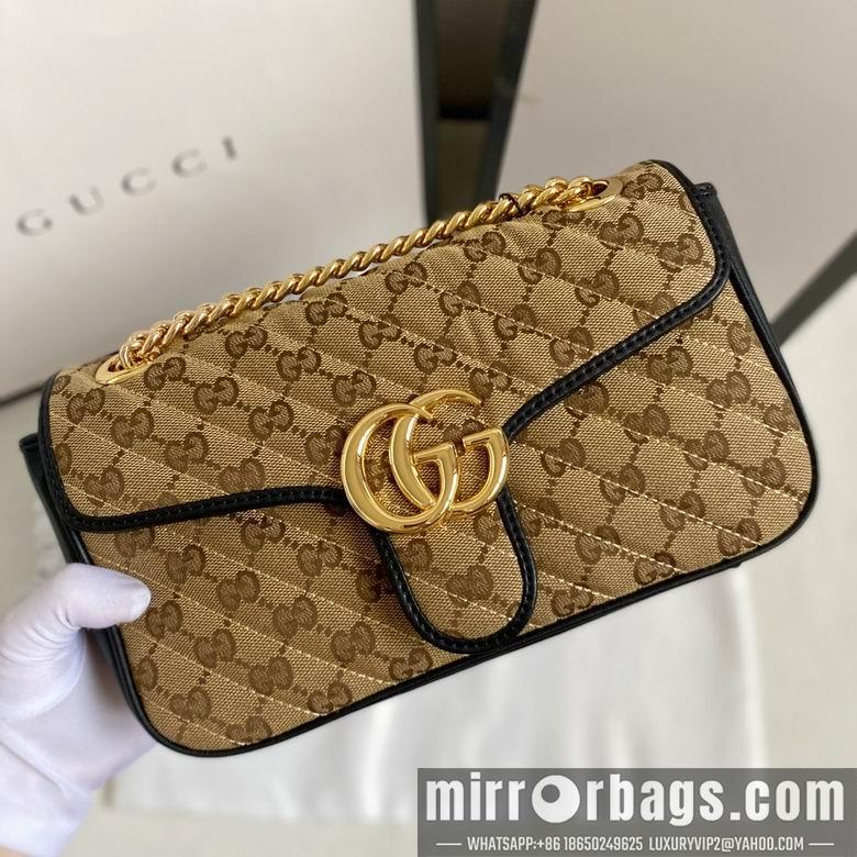 Gucci Bags 1:1 443497 26X15X7cm DF 2colour