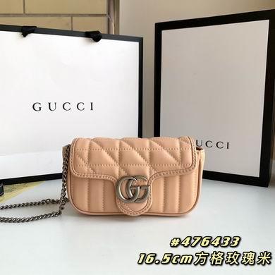 Gucci Bags 1:1 476433 16.5X10.2X5.1cm DF 4colour
