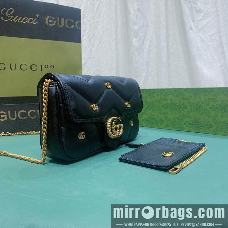 Gucci Bags 1:1 768293 12X21X5cm DF 2colour