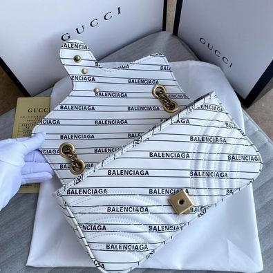 Gucci Bags 1:1 GG Marmont 443497 26x15x7cm df03