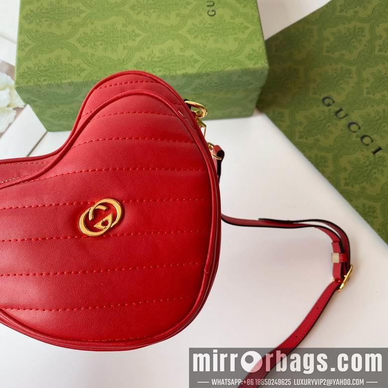 Gucci Bags 1:1 751628 20X17.5X6.5cm YG 4colour